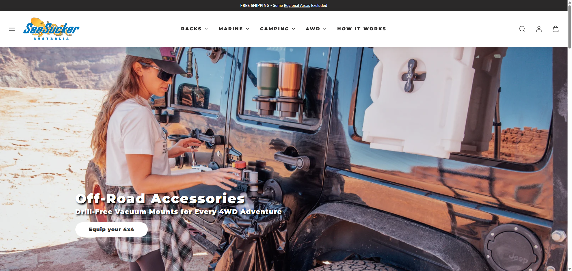 SeaSucker Australia website screenshot