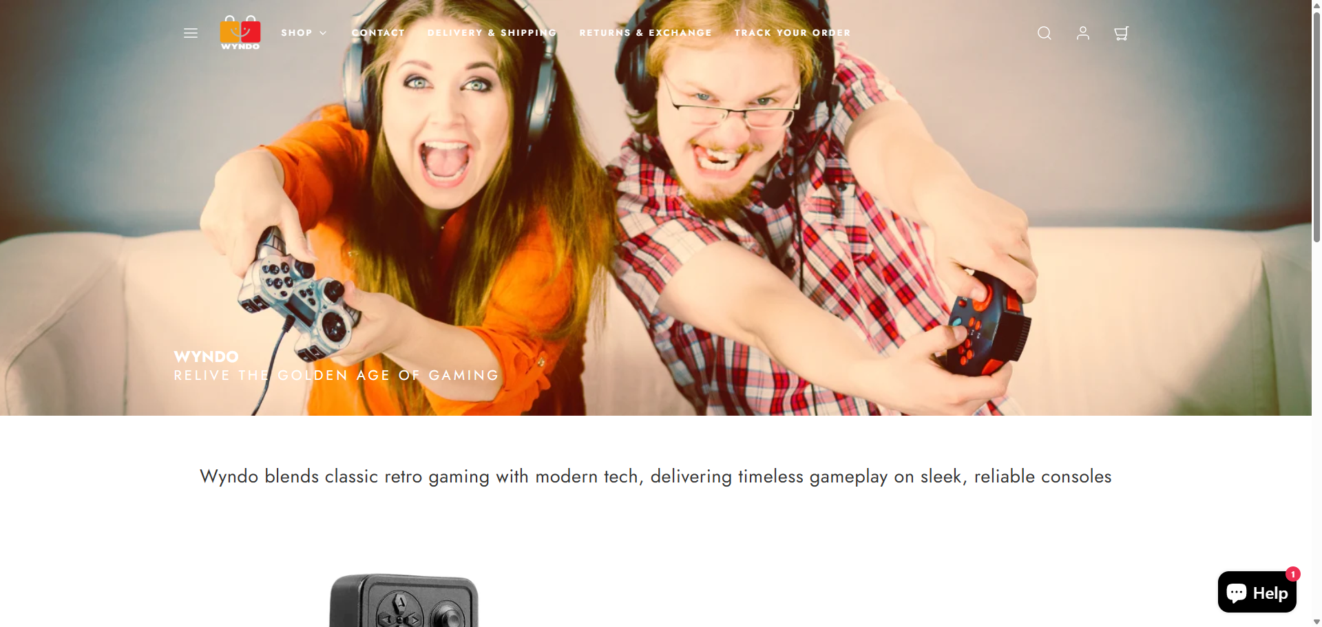 Wyndo website screenshot